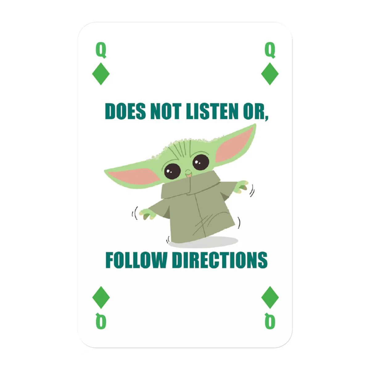 Star Wars The Mandalorian Playing Cards