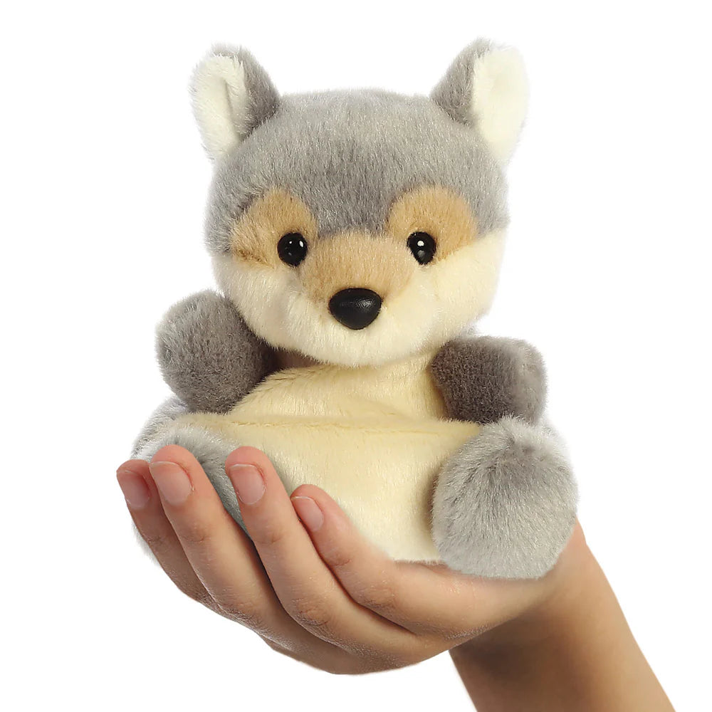 Palm Pals Lucian Wolf Soft Toy