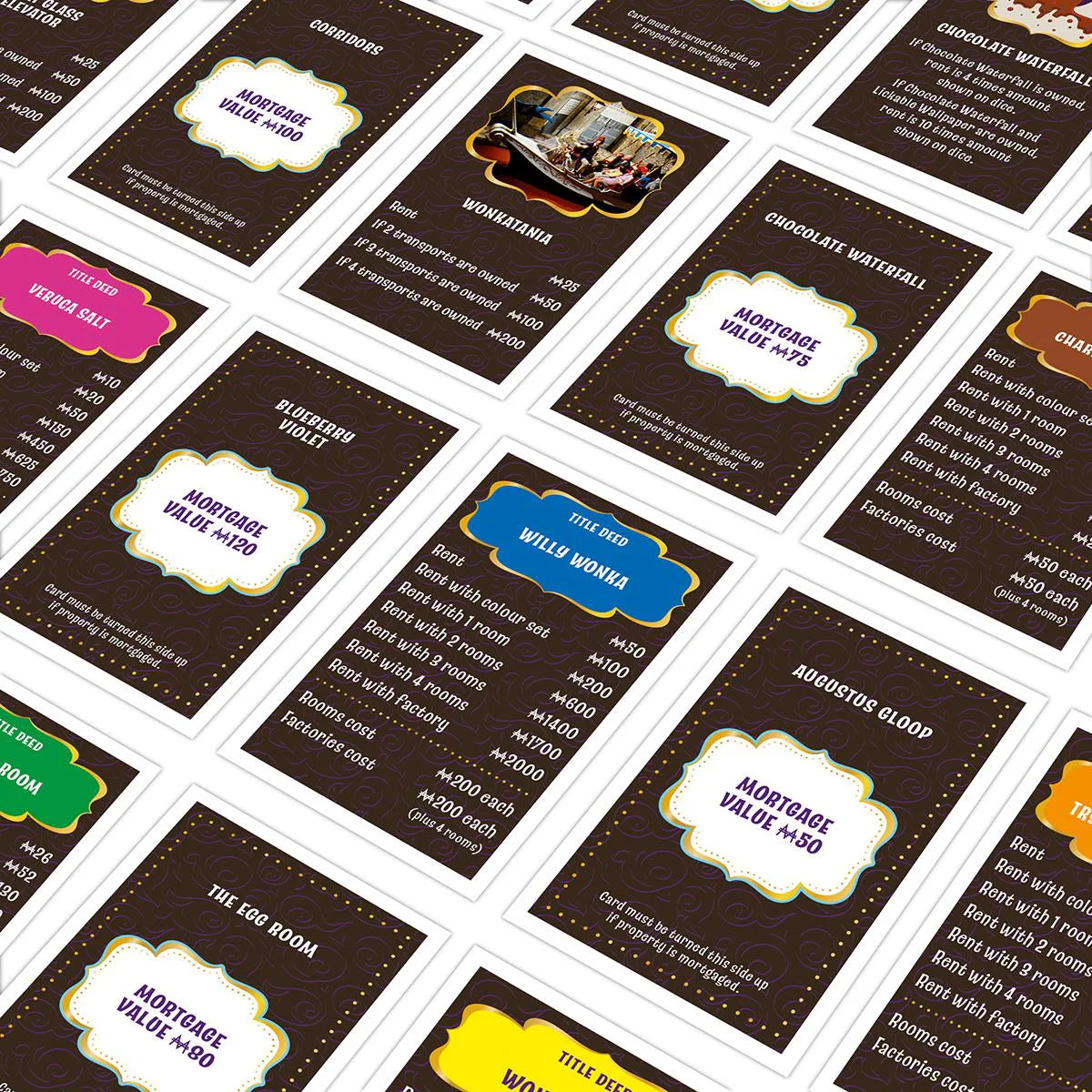 Willy Wonka and the Chocolate Factory Monopoly Board Game