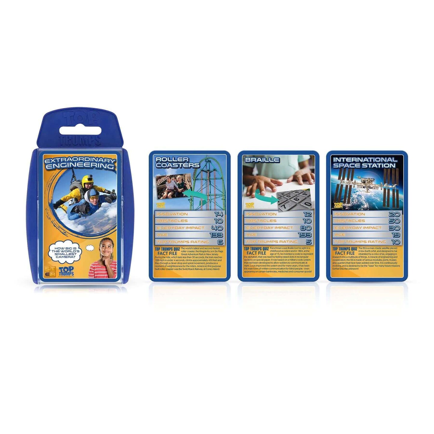 STEM Extraordinary Engineering Top Trumps Card Game