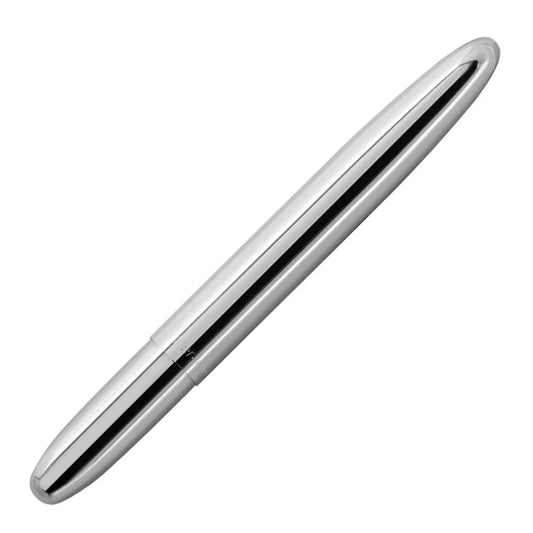 Fisher Space Bullet - Chrome Space Pen with Black Leather Pen Case
