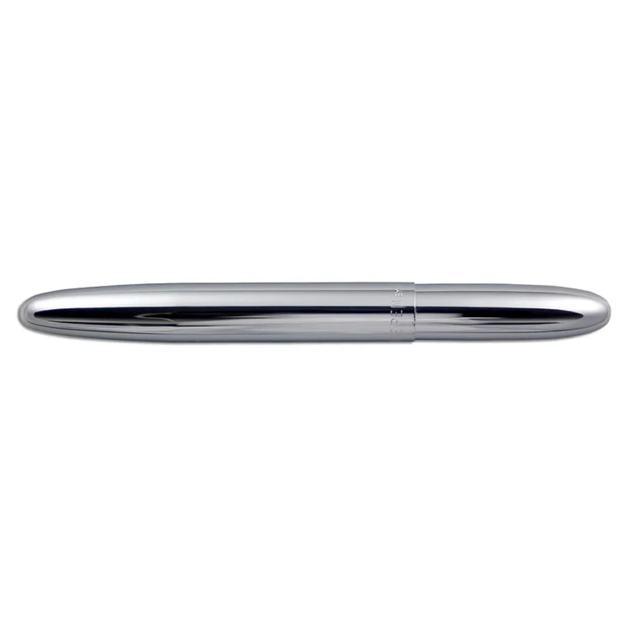 Fisher Space Bullet - Chrome Space Pen with Black Leather Pen Case