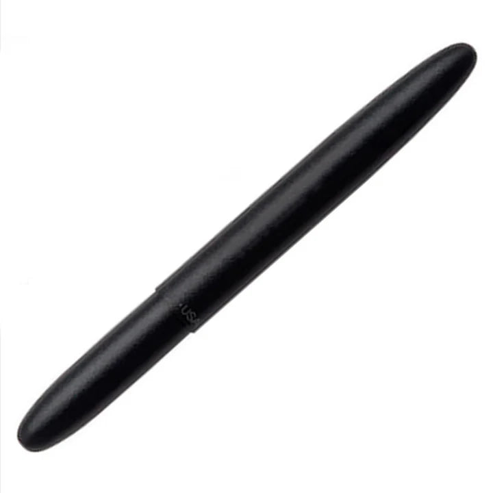 Fisher Space Bullet - Black with D Ring and Black Fisher Lanyard Neck Chain Pen