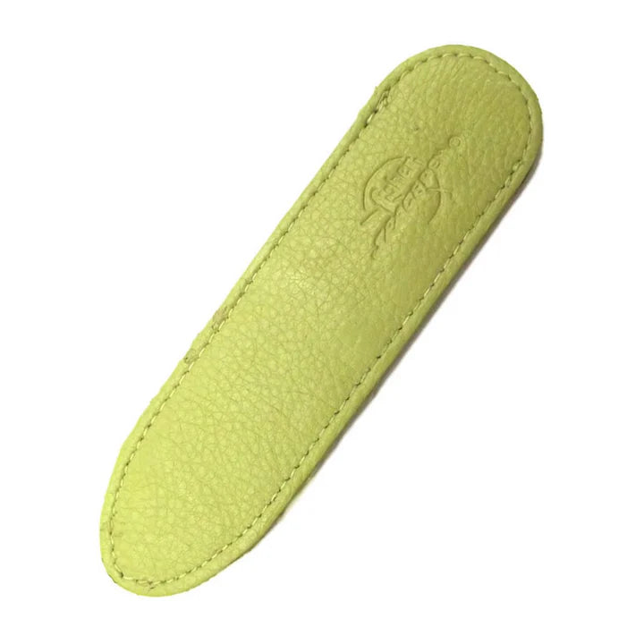 Fisher Space Bullet - Lime Green Space Pen with Green Leather Pen Case