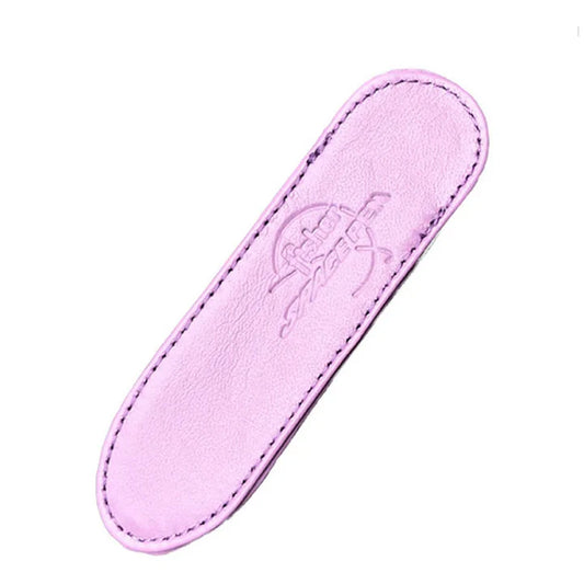 Fisher Space - Small Lilac Leather Pen Case with Logo