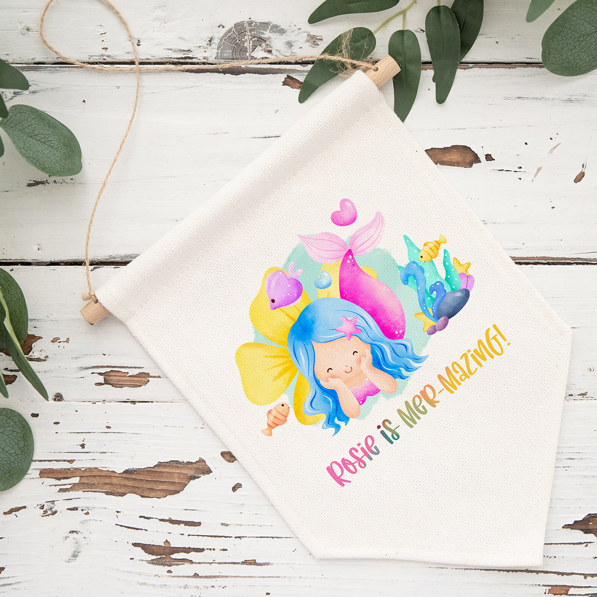 Mer-Mazing Personalised Pennant Flag