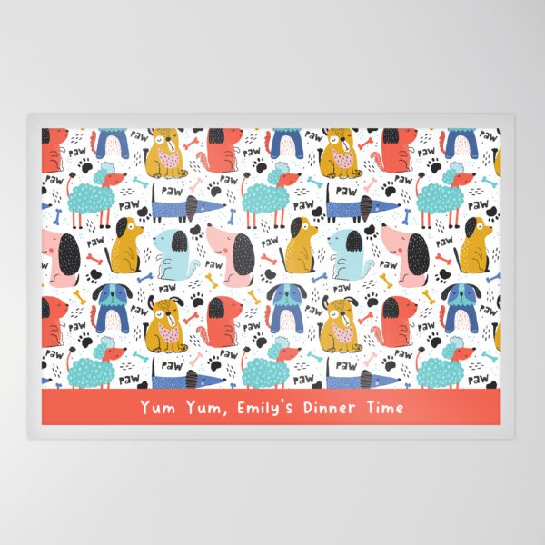 Pawsome Dogs A3 Personalised Placemat