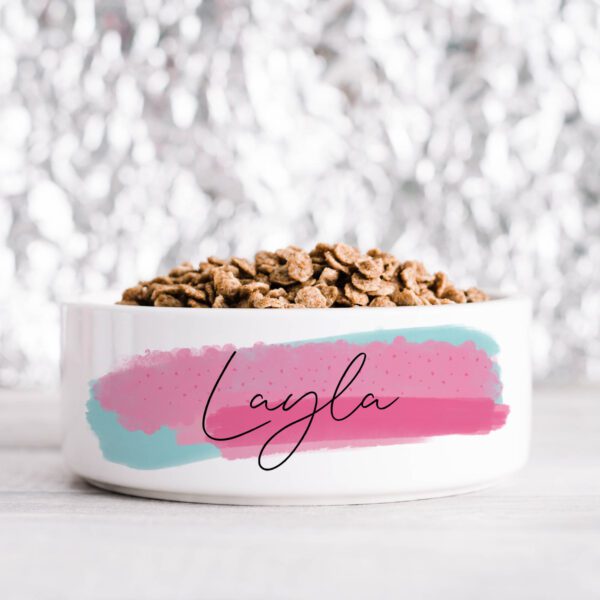 Bright Brush Personalised Pet Bowl