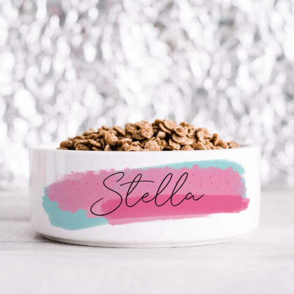 Bright Brush Personalised Pet Bowl