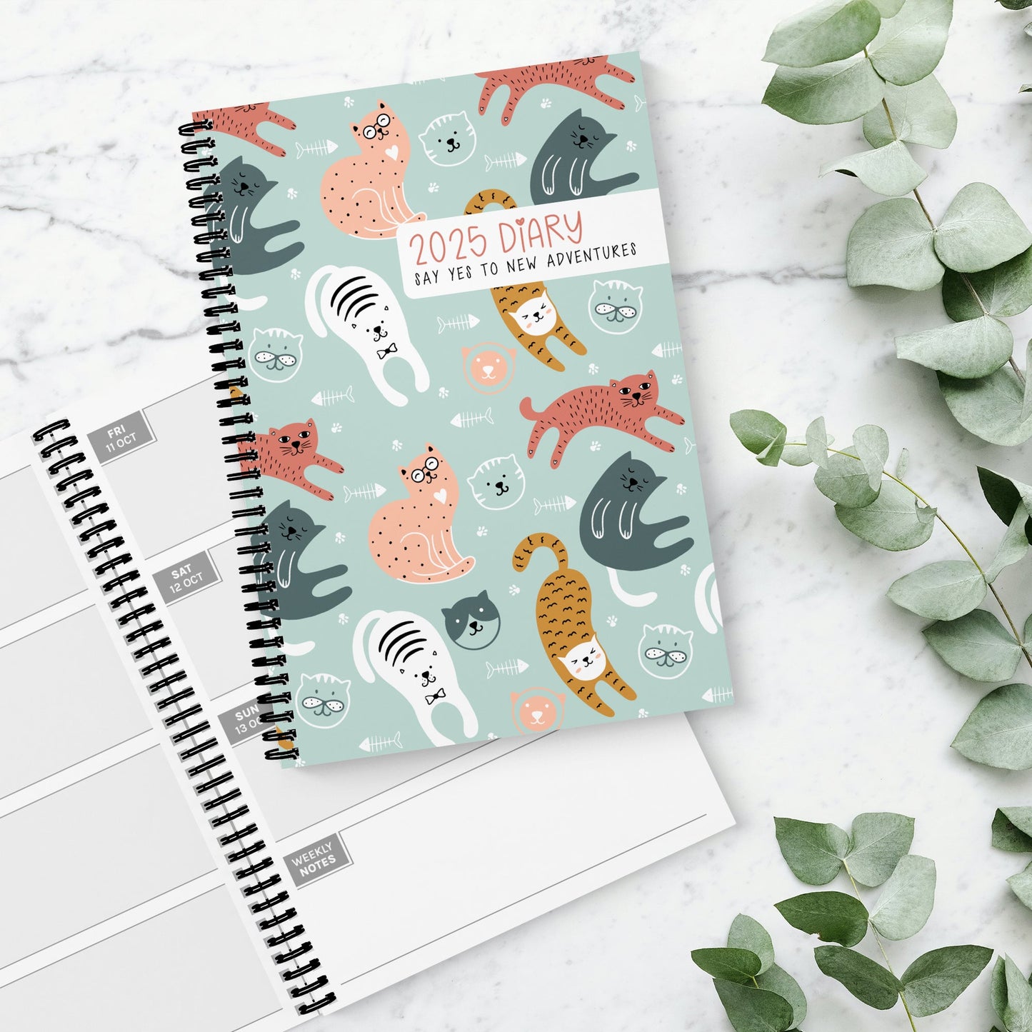 Kitty Cat 12 Month Diary