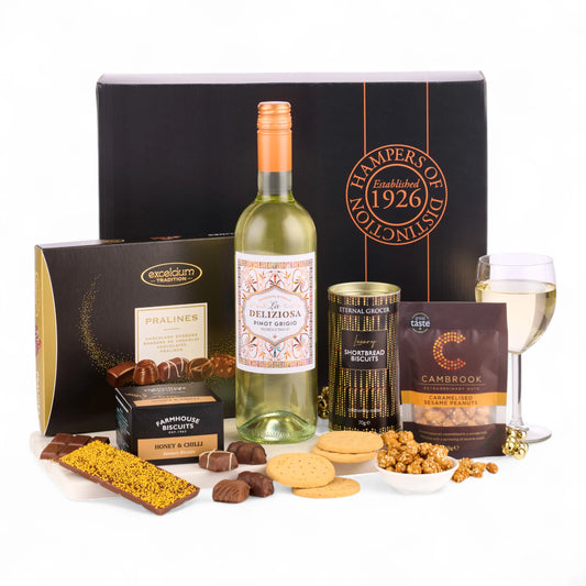 The Celebration with White Wine Gift Box