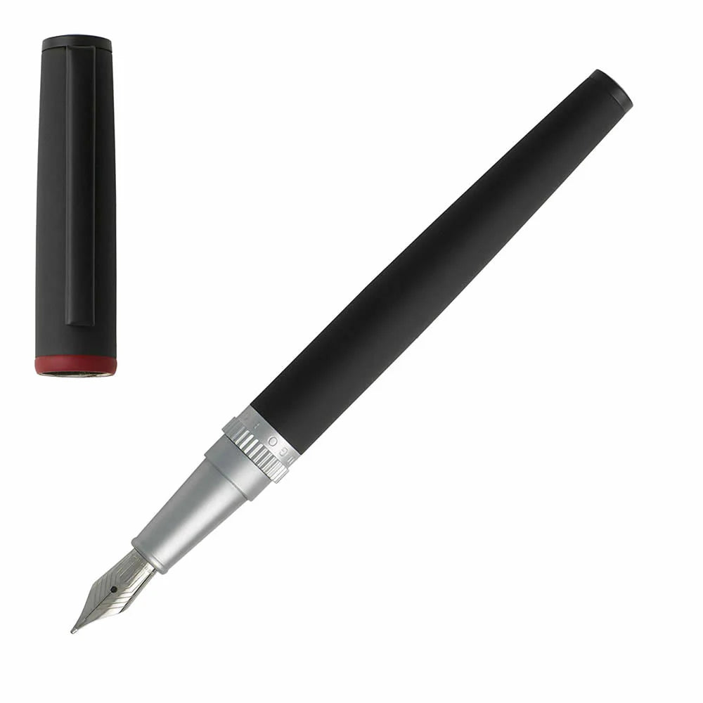 Hugo Boss Gear Black Fountain Pen