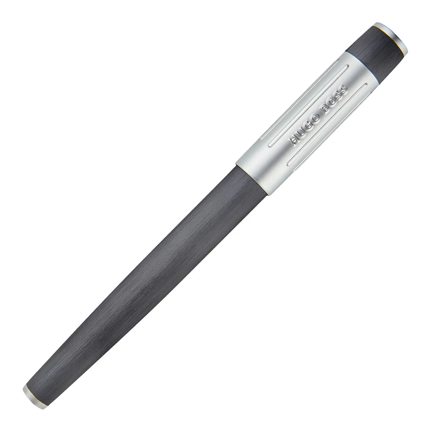 Hugo Boss Gear Ribs Gunmetal Fountain Pen