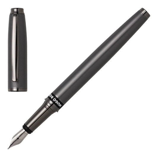 Hugo Boss Stream Gunmetal Fountain Pen