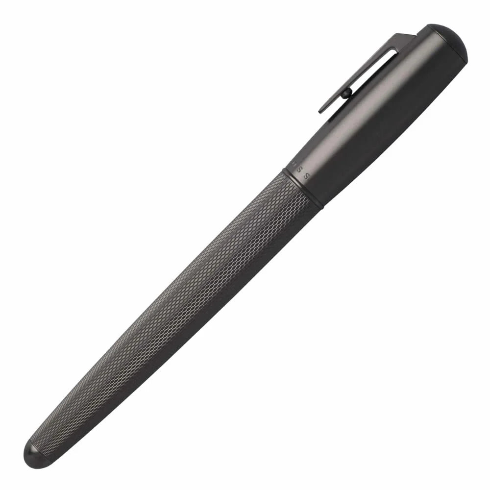 Hugo Boss Pure Matte Dark Chrome Fountain Pen