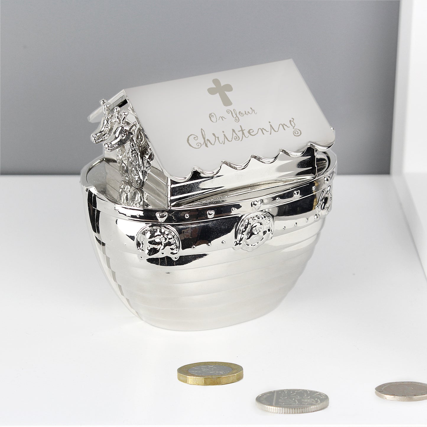 Christening Noah's Ark Money Box