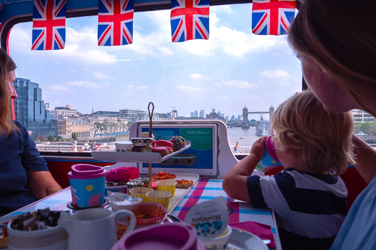 Peppa Pig Afternoon Tea Bus Tour For One Adult and One Child
