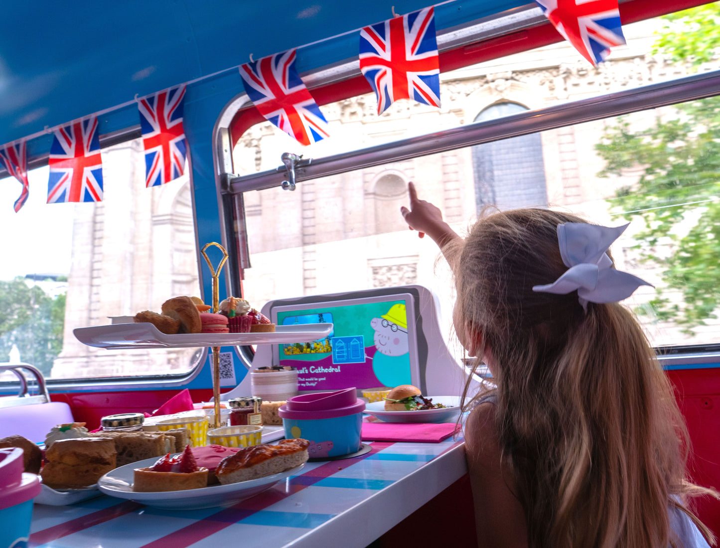 Peppa Pig Afternoon Tea Bus Tour For One Adult and One Child
