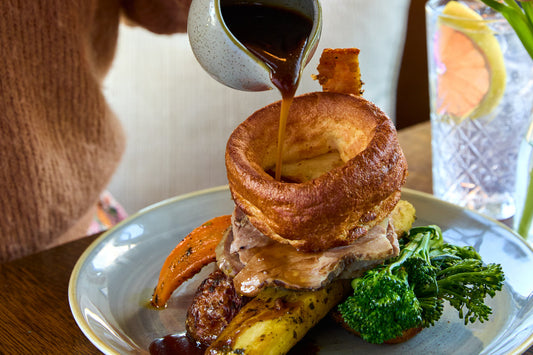 Sunday Roast and Wine For Two at a Traditional Pub