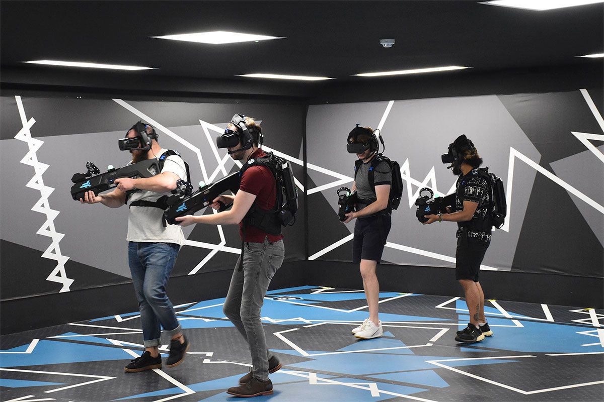 Zero Latency Free Roam Virtual Reality For Two
