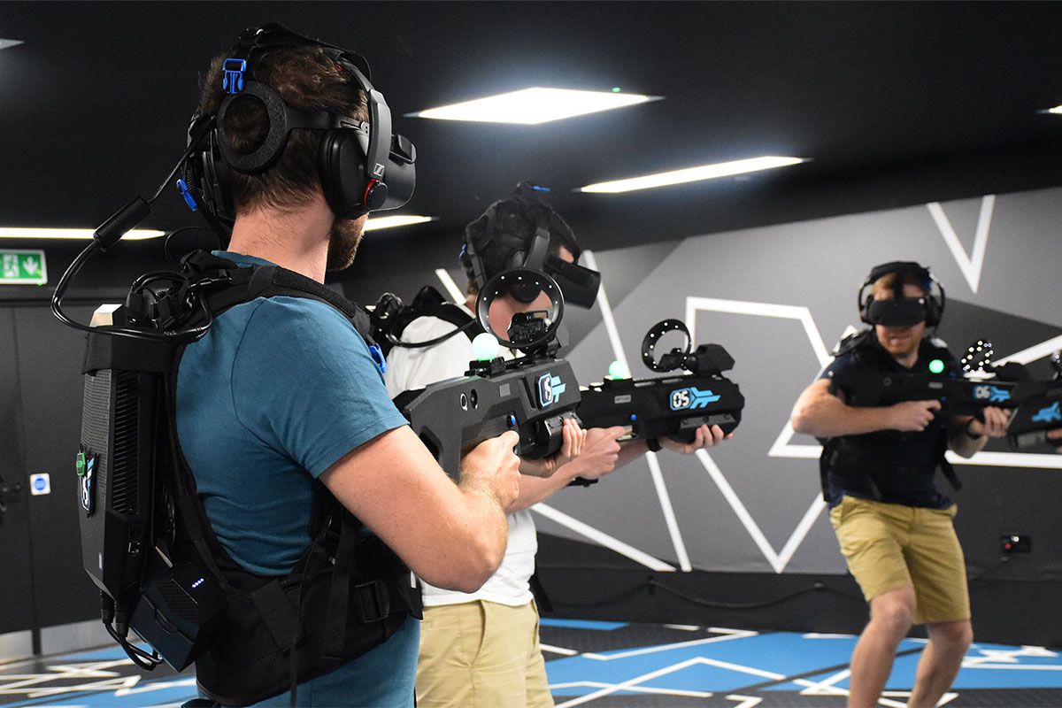 Zero Latency Free Roam Virtual Reality For Two