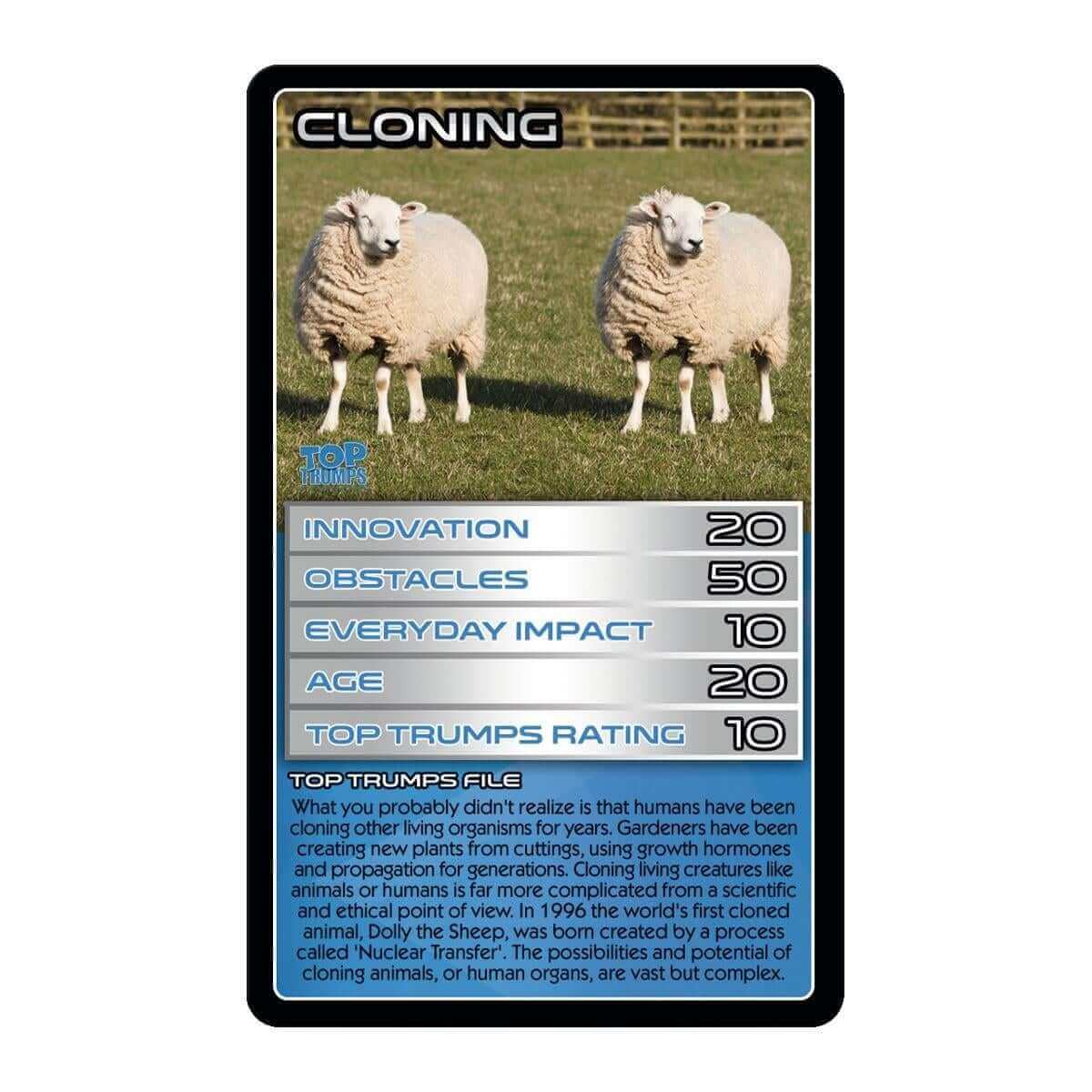 Sensational Science STEM Top Trumps Card Game