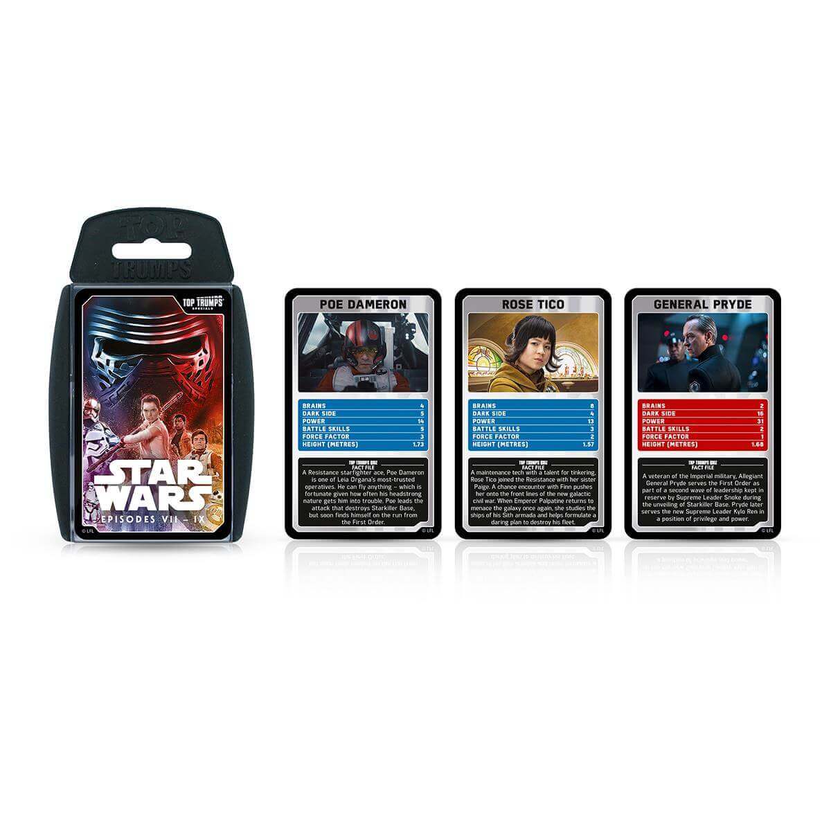 Star Wars Episodes 7-9 Top Trumps Card Game