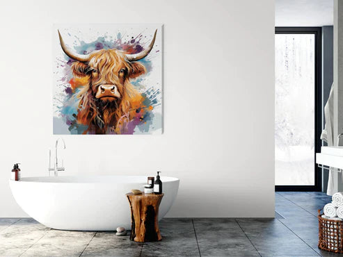 Toby Brown Highland Scottish Wall Art Canvas