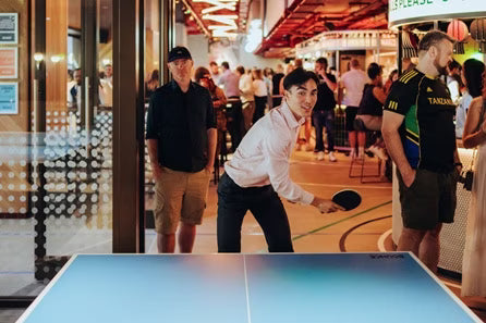 Bounce Ping Pong With Food & Drinks For Two