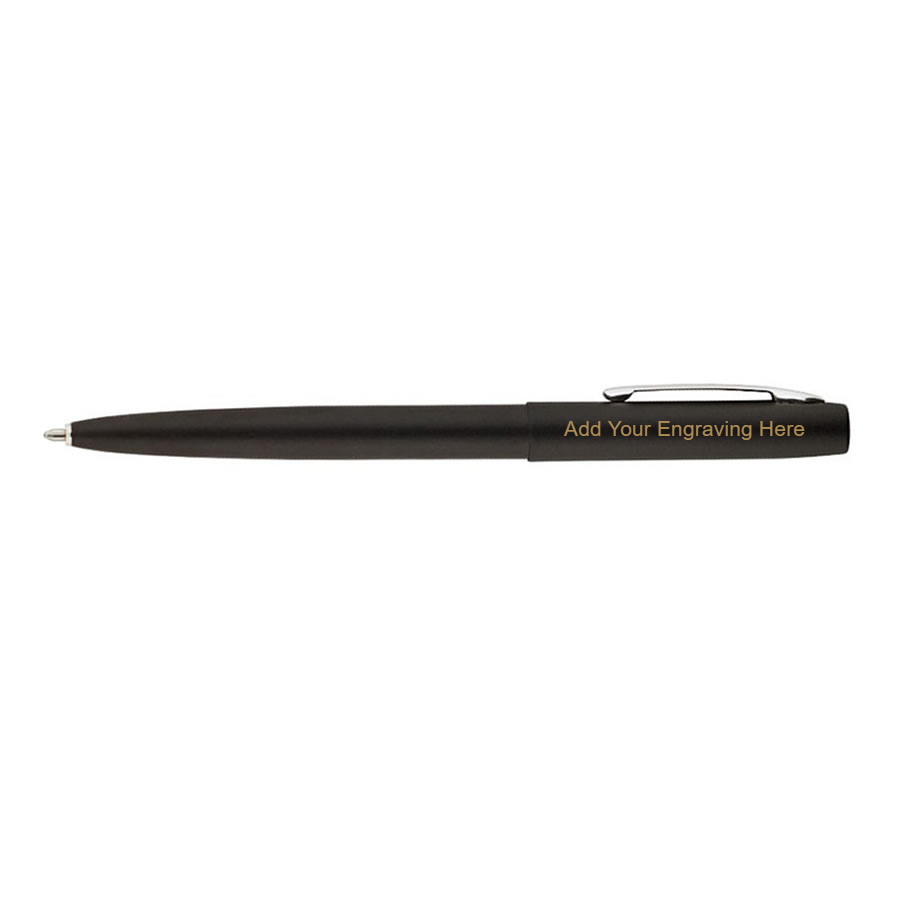 Fisher Space - Black with Chrome Trim Cap-O-Matic Space Pen