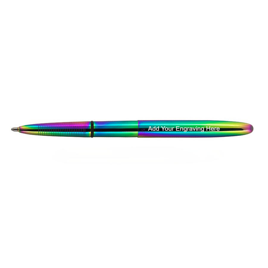 Fisher Space Bullet - Rainbow Titanium Nitrite Ballpoint Pen