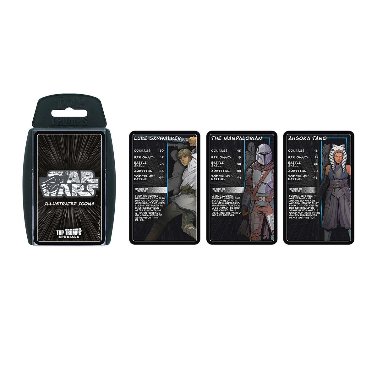 Star Wars Illustrated Icons Top Trumps Card Game