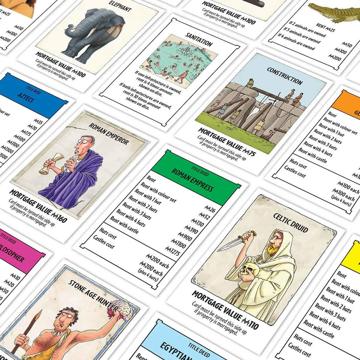 Horrible Histories Ancient Civilisations Monopoly Board Game