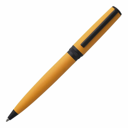 Hugo Boss Gear Matrix Yellow Ballpoint Pen