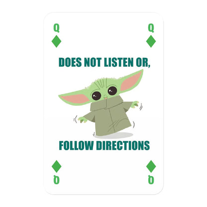 Star Wars The Mandalorian Playing Cards