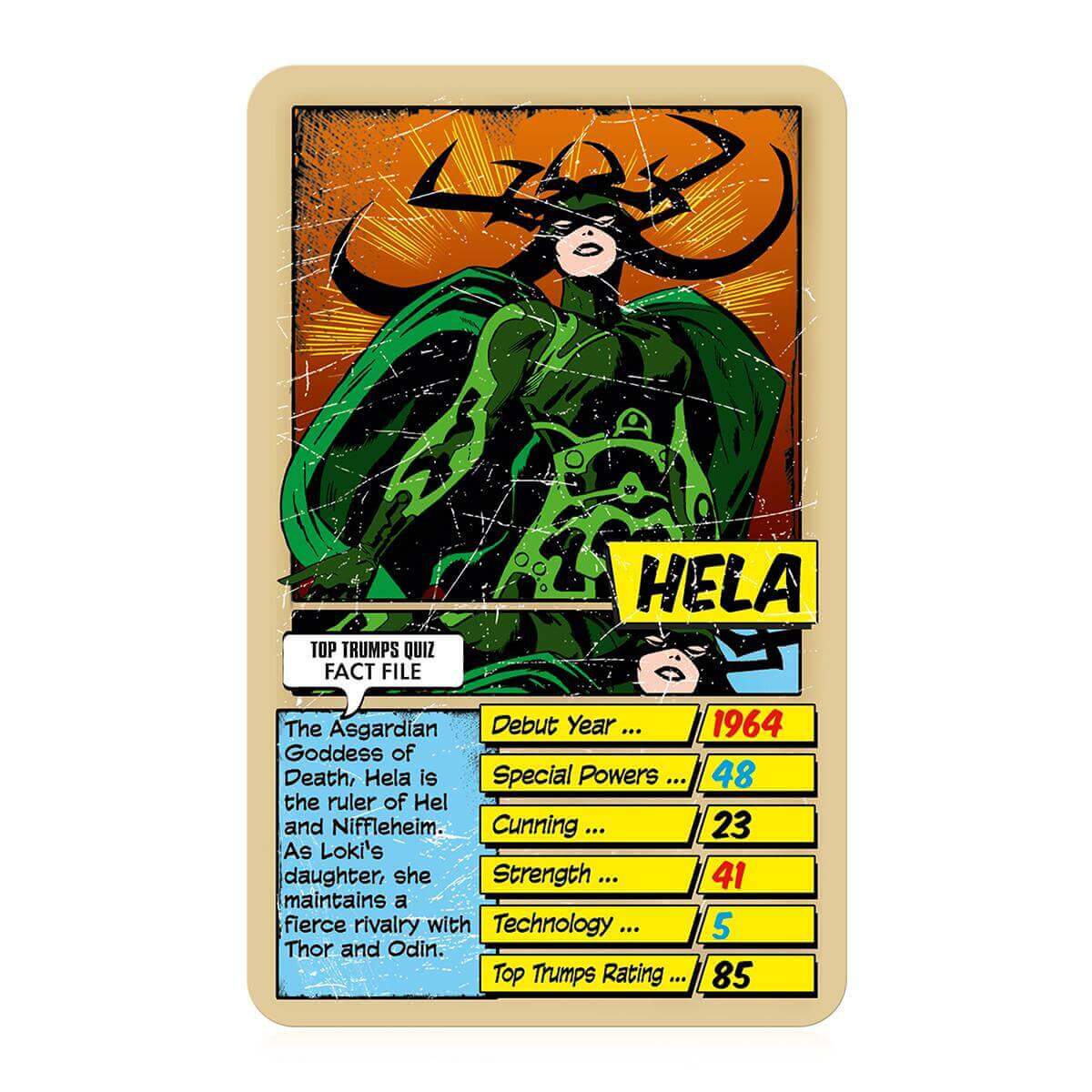 Marvel Comics Retro Top Trumps Card Game