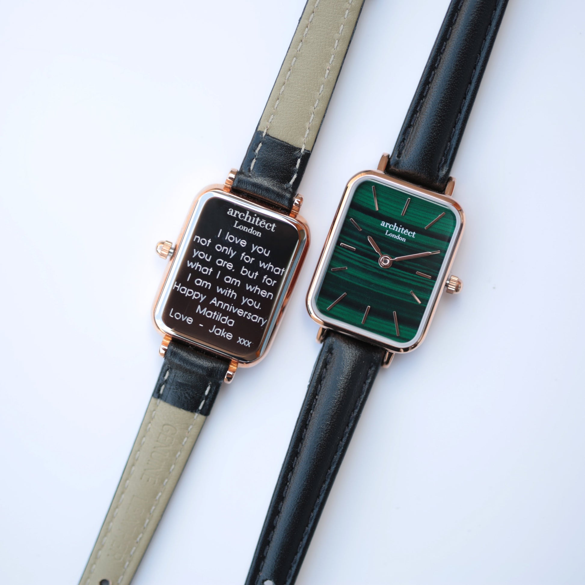 Ladies Architēct Lille - Pine Green - Modern Font Engraving - Wear We Met