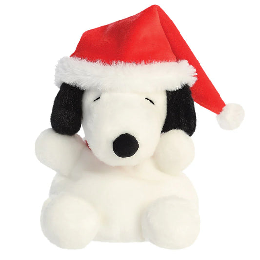 Palm Pals Santa Snoopy Soft Toy