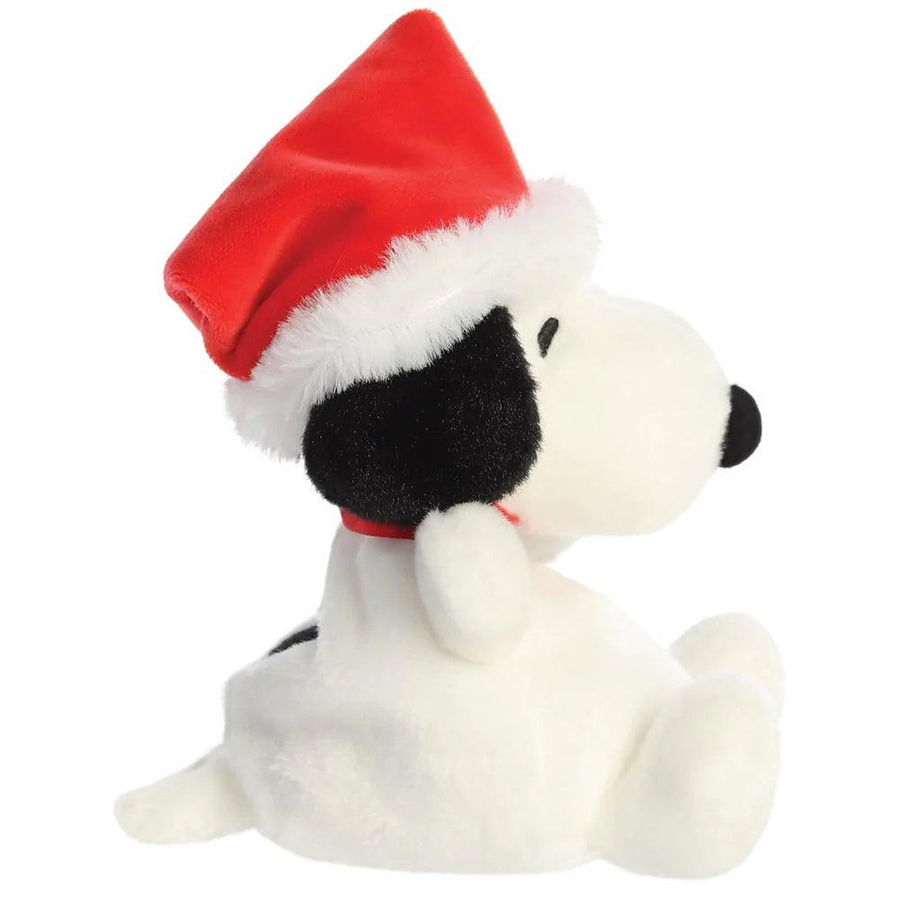 Palm Pals Santa Snoopy Soft Toy