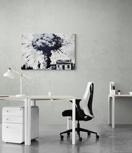 Banksy Inspired Pity The Average Man Canvas