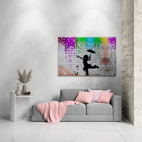 Banksy Inspired Art Of Dance Canvas