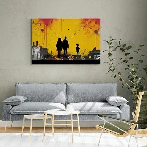 Banksy Inspired Rack & Ruin Canvas
