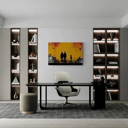 Banksy Inspired Rack & Ruin Canvas