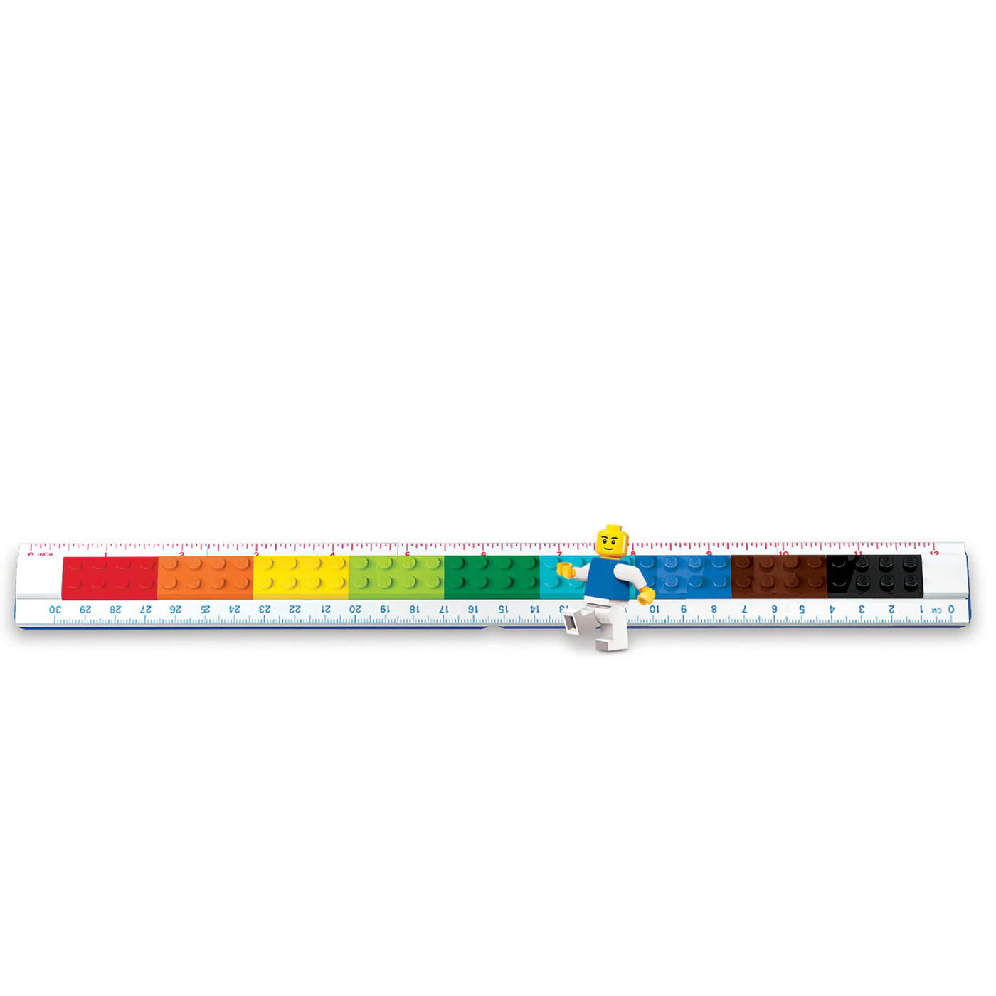 Lego 2.0 Convertible Ruler With Minifigure