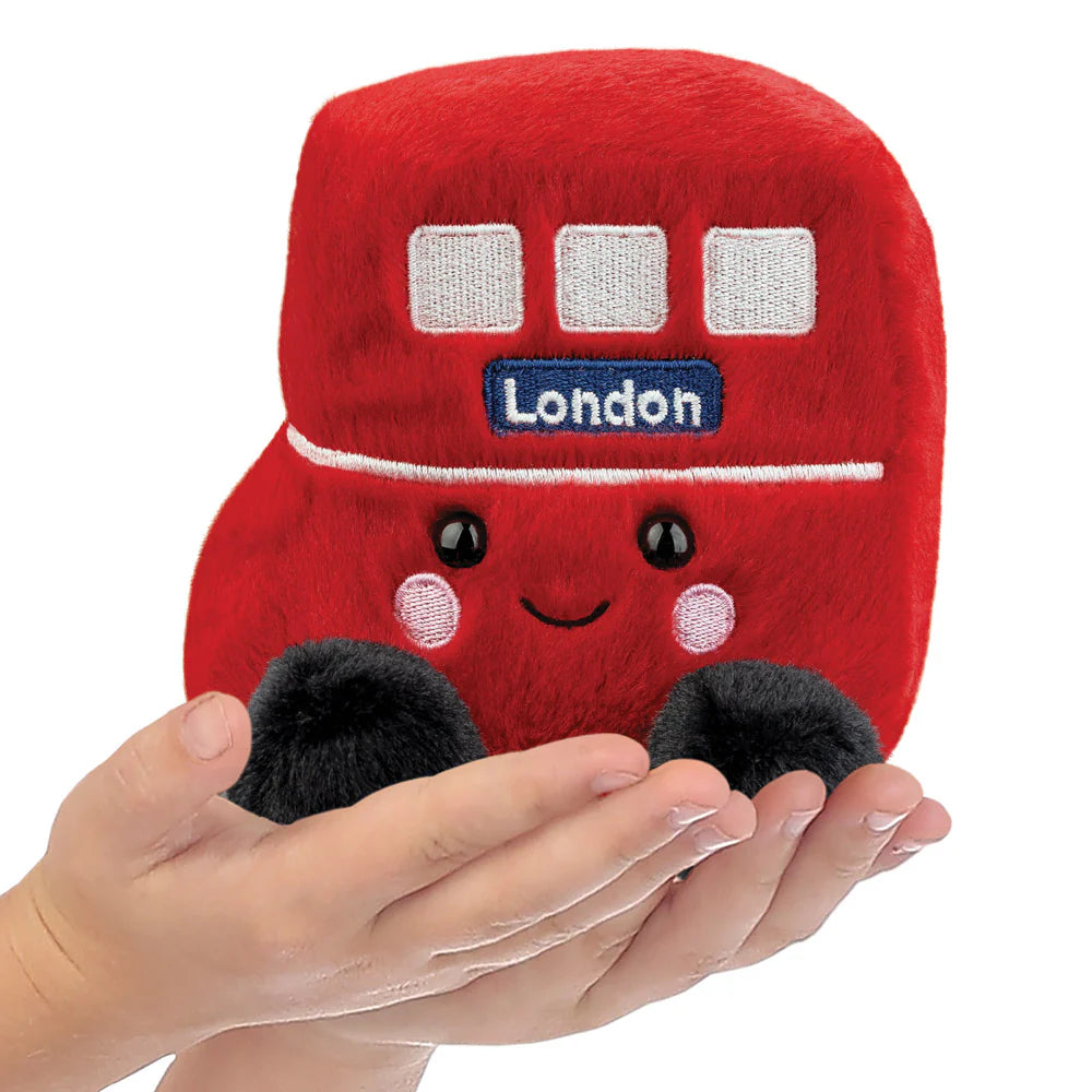 Palm Pals Bertie Red Bus Soft Toy