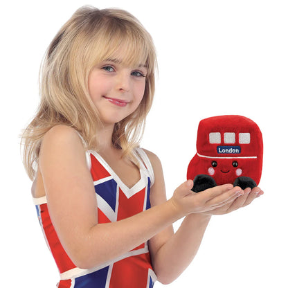 Palm Pals Bertie Red Bus Soft Toy