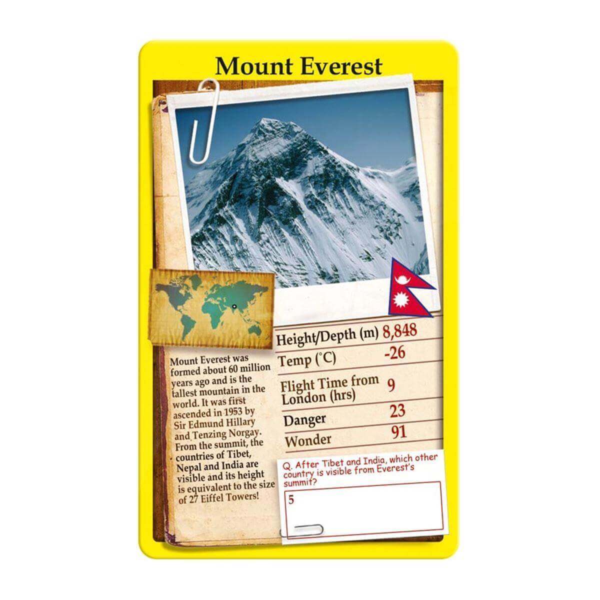 The Wonders of the World Top Trumps Card Game