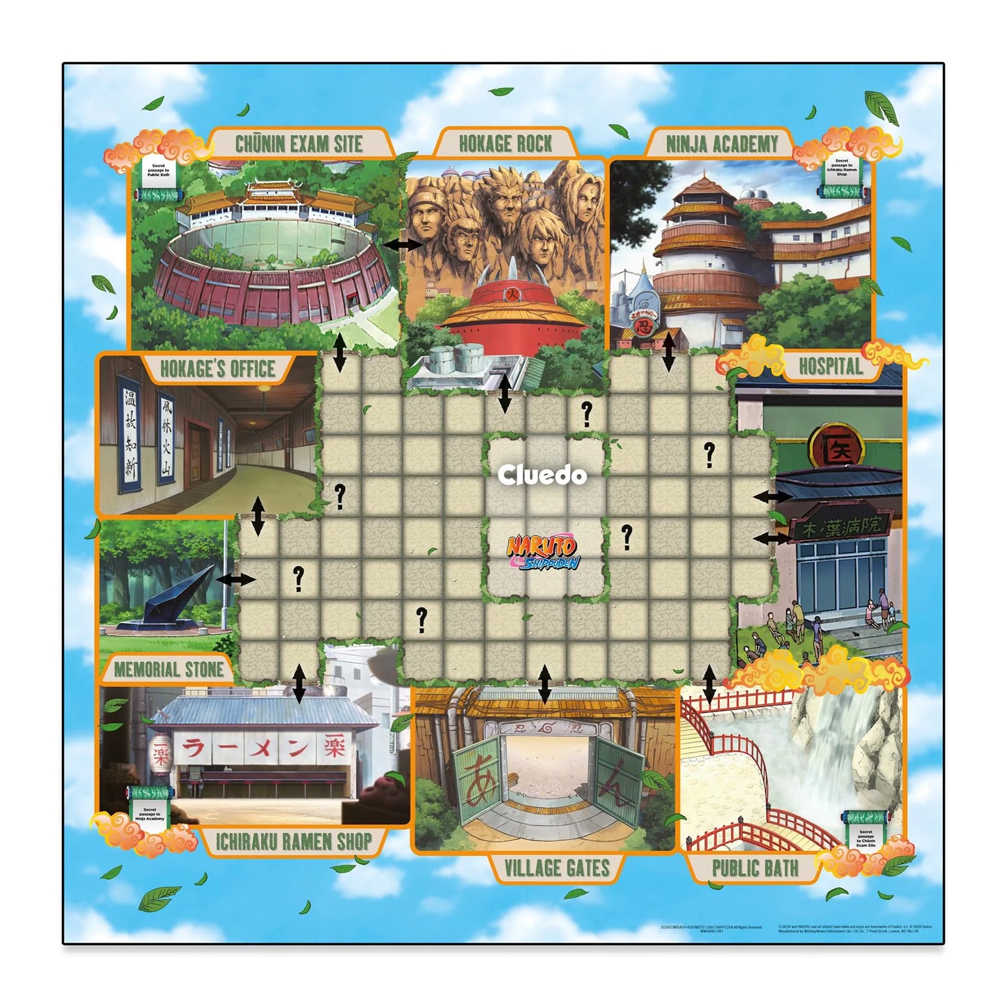 Naruto Cluedo Mystery Board Game