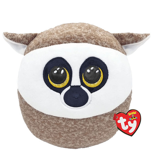 Ty© Linus Brown & White Lemur Squishy Beanie