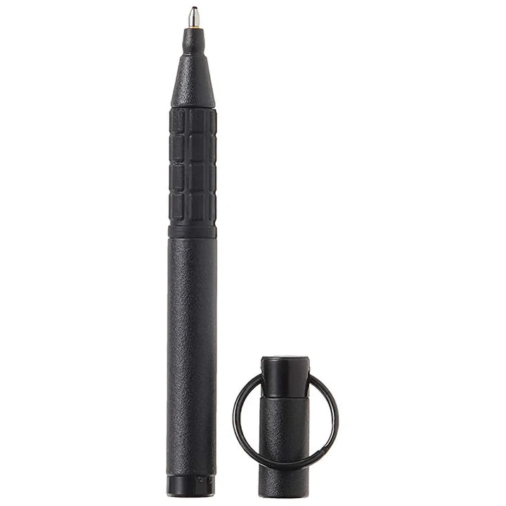 Fisher Space - Black Trekker Space Pen with Lanyard and Keyring